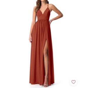 RUST Azazie Aaida Bridesmaid Dress